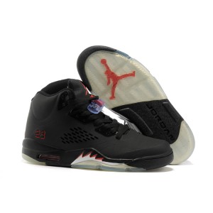 nike air jordan 5 pour femme noir rouge blanc caoutchouc