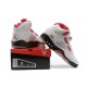 nike air jordan fille 5 blanc rouge noir en caoutchouc