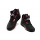 chaussure femme Jordan V Raging Bull noire rouge caoutchouc