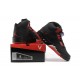 chaussure femme Jordan V Raging Bull noire rouge caoutchouc