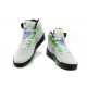 chaussures aire jordan 5 Quai 54 blanc vert noir