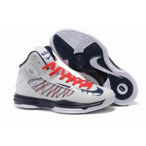 nike hyperdunk femme blanc marine rouge