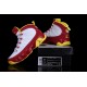 jordan 9 pour enfant Bentley Ellis blanc rouge jaune