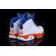 basket jordan 9 enfant blanc orange bleu