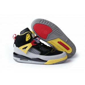 jordan spizike 3M Reflective noir gris jaune