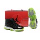 nike air jordan retro 11 noir vert blanc