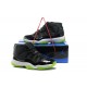 nike air jordan retro 11 noir vert blanc