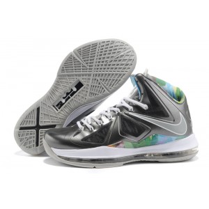 LeBron 10 prism gris noir blanc