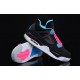 air jordan femme retro 4 noir bleu rose daim