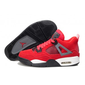 Air Jordan 4 femme rouge daim