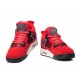 Air Jordan 4 femme rouge daim