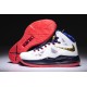 femmes lebron james 10 blanc rouge marine