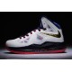 femmes lebron james 10 blanc rouge marine