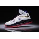 femmes lebron james 10 blanc rouge marine