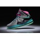 nike lebron 10 pour femme gris noir vert