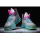 nike lebron 10 pour femme gris noir vert