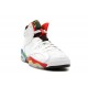 Jordan 6 Retro blanc rose vert jaune