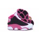 air jordan 13 femme noir et rose blanc