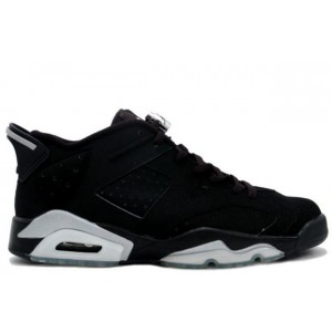 Air Jordan 6 low noir en daim