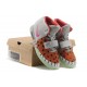 femmes nike air yeezy 2 noir dot orange gris