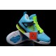 Air Jordan IV Doernbecher Flip bleu vert noir