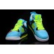 Air Jordan IV Doernbecher Flip bleu vert noir