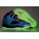 femmes jordan 5 bleu rose vernis glow