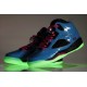 femmes jordan 5 bleu rose vernis glow