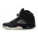 jordan 5 glow in the dark noir rouge femme