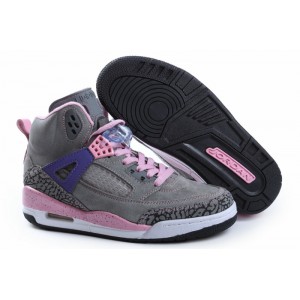 jordan spizike grise violet rose femme