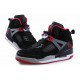 femmes jordan spizike noir rouge ciment