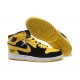 air jordan 1 chicago bulls noir jaune