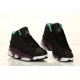 jordan 13 enfants noir violet vert