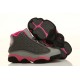 jordan 13 enfant fille gris fusion rose