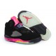 air jordan 5 pour fille noir rose orange