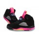 air jordan 5 pour fille noir rose orange