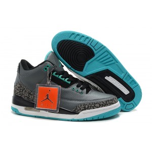 nike air jordan 3 retro gris turquoise ciment