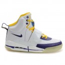 Nike Air Yeezy pour femme blanc jaune violet