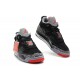 chaussures air jordan son of mars basse noir rouge ciment