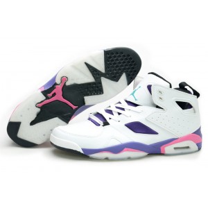 Flight Club 91 air jordan 6 blanc rose grape