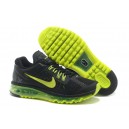 Nike Air Max 2013 iD Chaussure de course noir vert