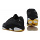 jordan 13 basse noir Maize blanc