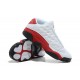 basket jordan 13 blanc noir rouge basse