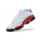 basket jordan 13 blanc noir rouge basse