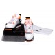 basket nike air jordan 4 blanc noir orange