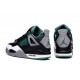 basket jordan 4 noir vert gris blanc