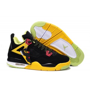 nike air jordan 4 noir jaune vert