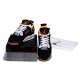 nike jordan retro 4 noir jaune orange blanc