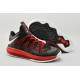 air max lebron james 10 basse  noir rouge