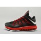 air max lebron james 10 basse  noir rouge